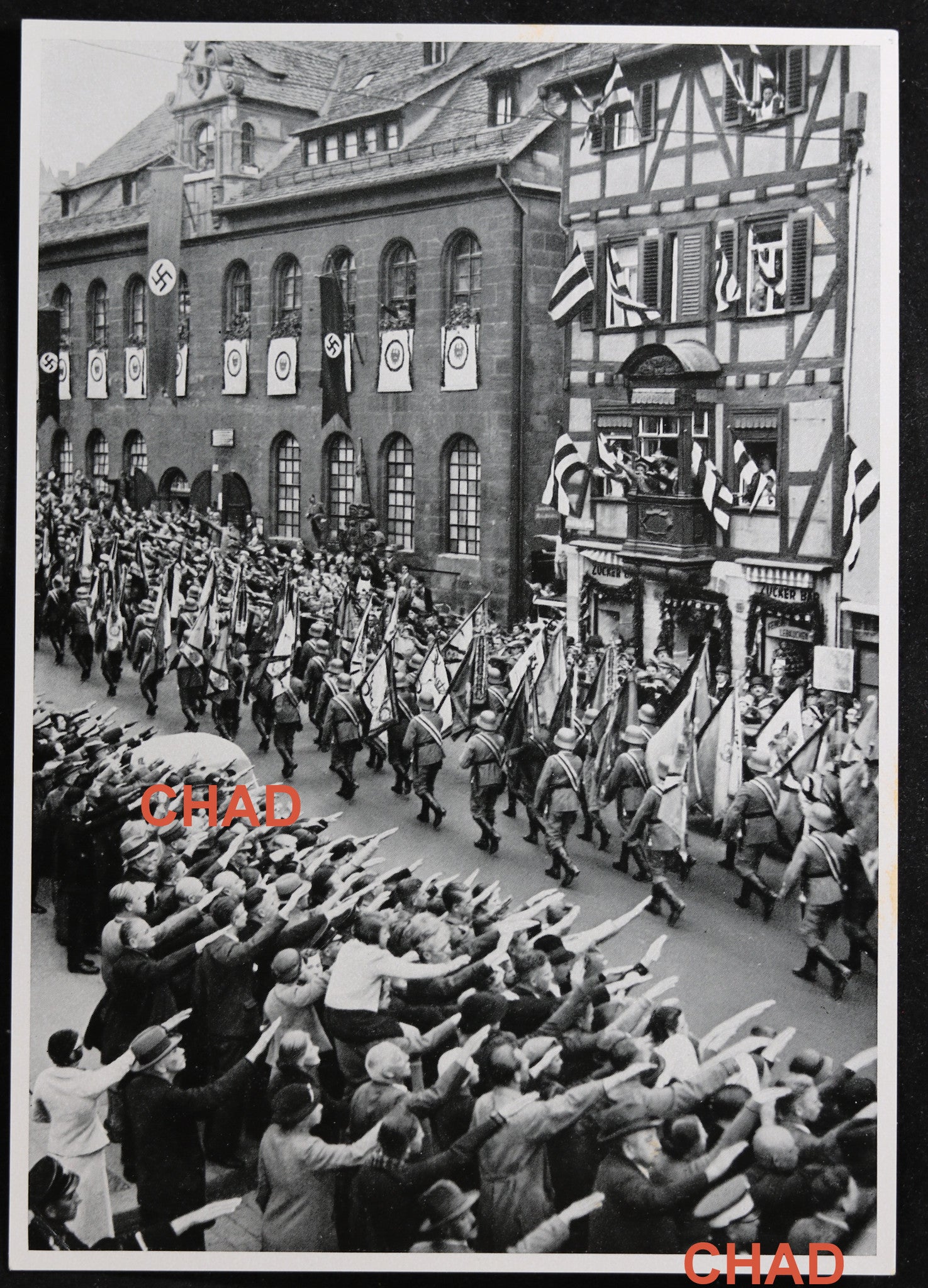 1935 photo of German military parade on Armed Forces Day 1935 photo of German military parade on Armed Forces Day