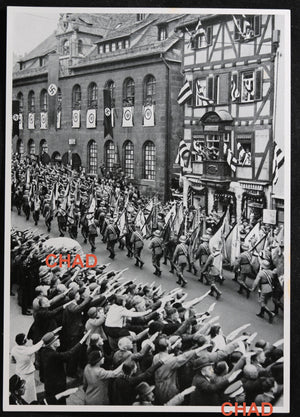 1935 photo of German military parade on Armed Forces Day