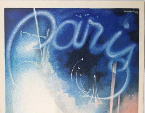 1937 affichette ‘Exposition Internationale Paris’