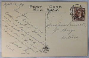 1937 postcard Dionne Quints’ Doctor’s house Callander Ont.