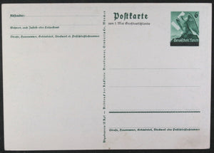 1938 propaganda postcard Germany, return of Sudentland