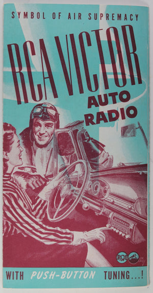 1941 advertising RCA Victor Auto Radio flyer