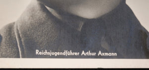 1941 propaganda postcard Germany, Arthur Axmann (Hitler Youth)