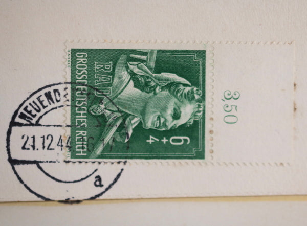 1944 WW2 Germany 11 cards with cancelled Labour Service stamps