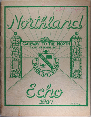 1947 ‘Northland Echo’ High School Year Book, North Bay Ontario