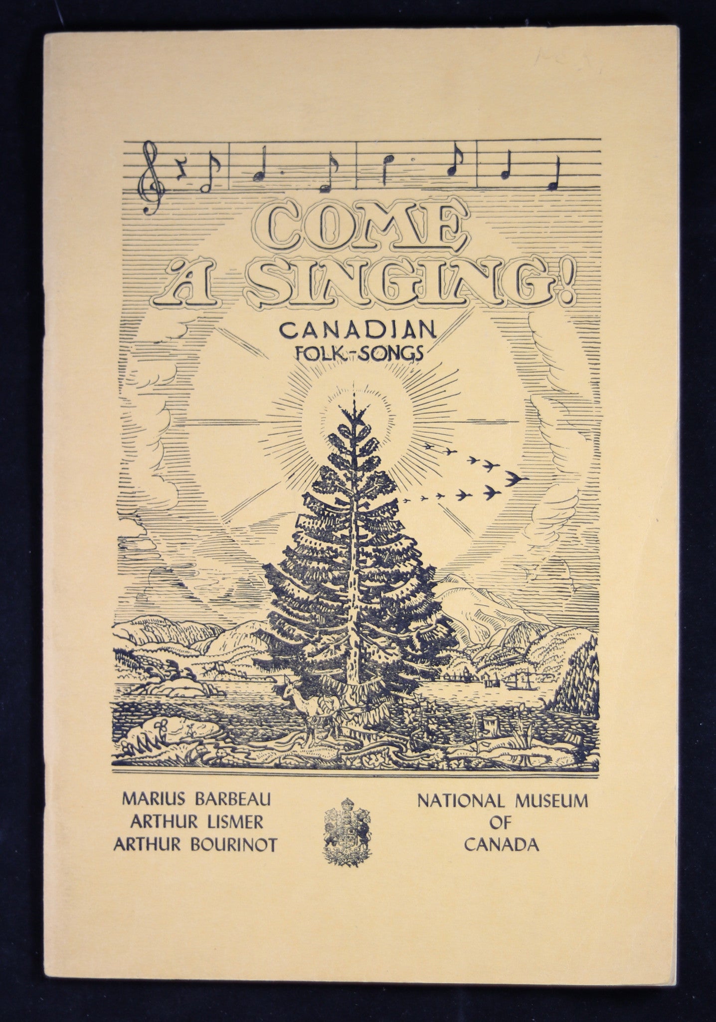 1947 pamphlet,  COME ‘A SINGING’ Canadian Folk-Song (Lismer)