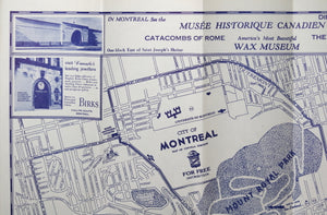1948 Oligny map of Montreal Quebec