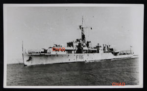 1949 photo HMS Amethyst in the Suez Canal