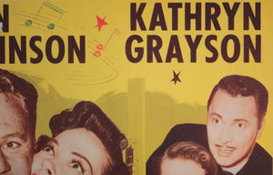 1950 movie title lobby card ‘Grounds for Marriage’