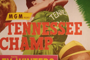 1954 movie title lobby card ‘Tennessee Champ’