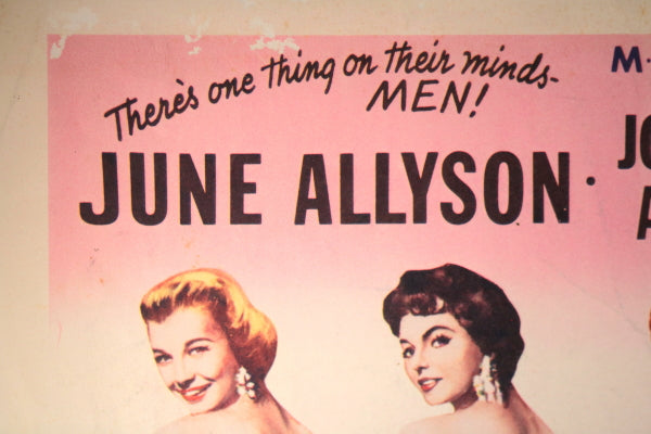 1956 movie title lobby card ‘The Opposite Sex”