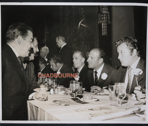 1970 photos Golf Writers Dinner NYC, Bob Hope, Arnold Palmer, etc.