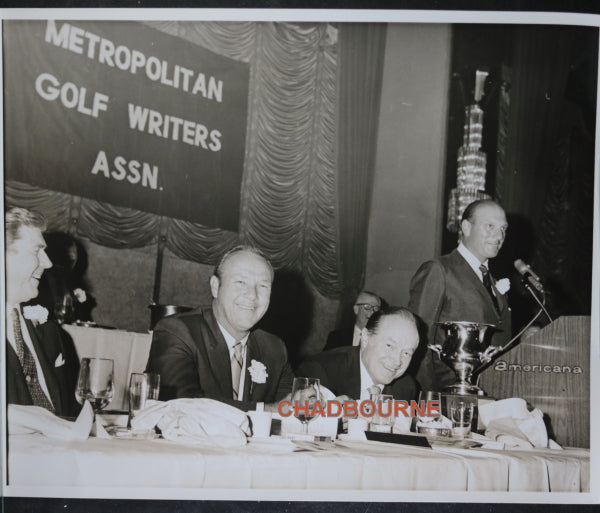 1970 photos Golf Writers Dinner NYC, Bob Hope, Arnold Palmer, etc.