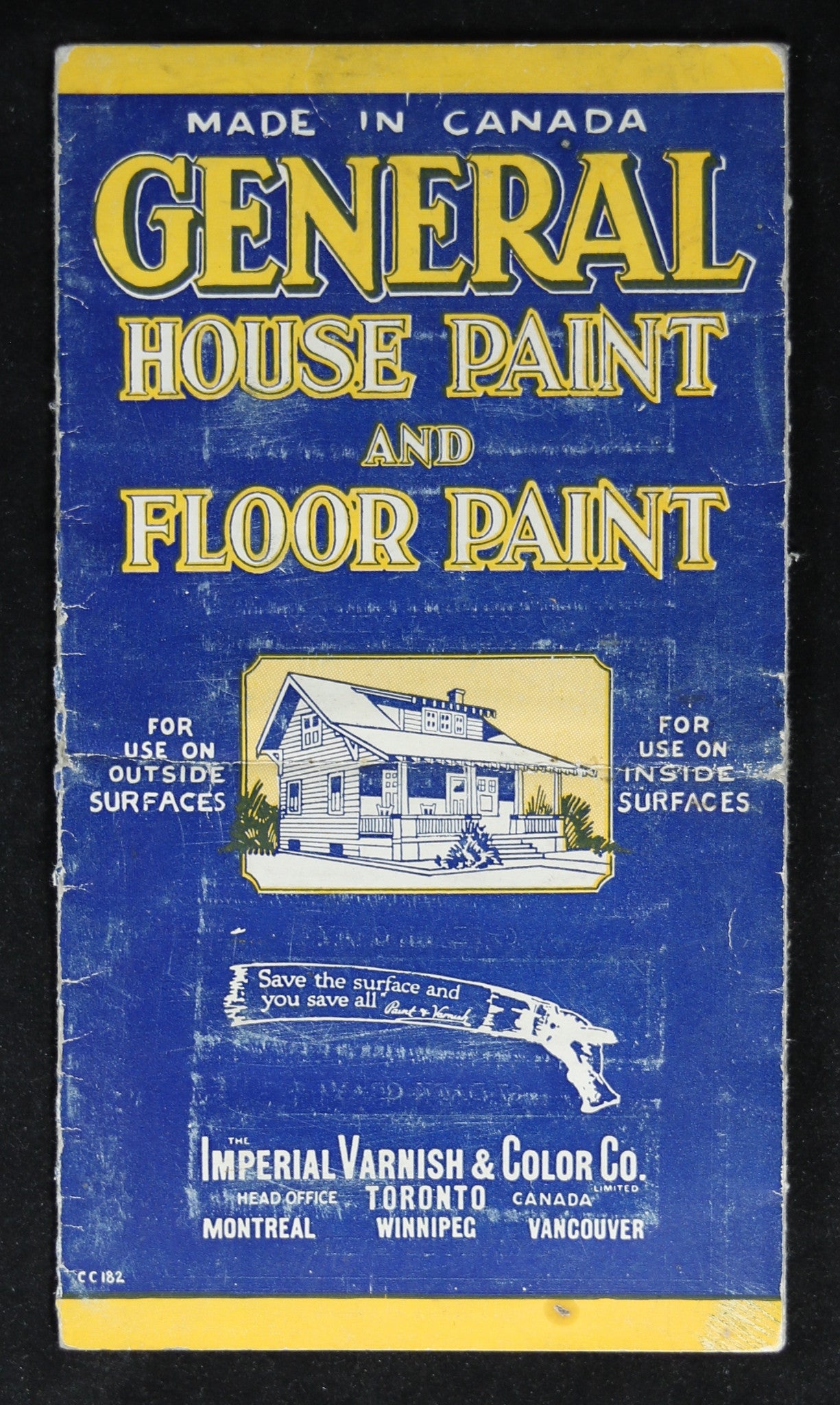 Advertising pamphlet for General House & Floor Paint (Canada) @1928 Advertising pamphlet for General House & Floor Paint (Canada) @1928