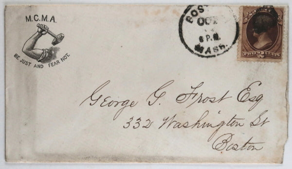 Advertising cover Massachusetts Charitable Mechanic Association c.1870