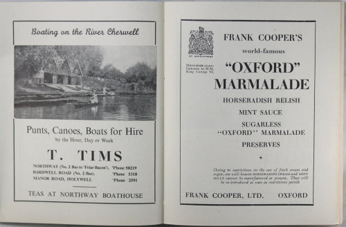 Alden's Guide to Oxford 1949, travel guide UK