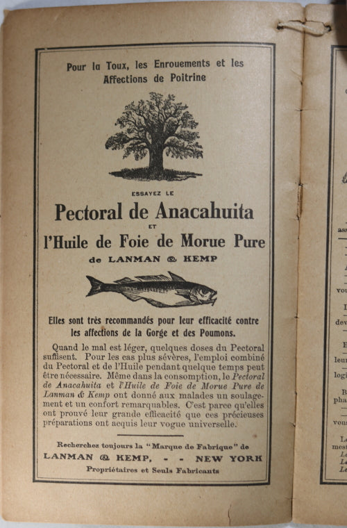 Almanach Illustré de Bristol pour 1917 - Lanman & Kemp, Quebec