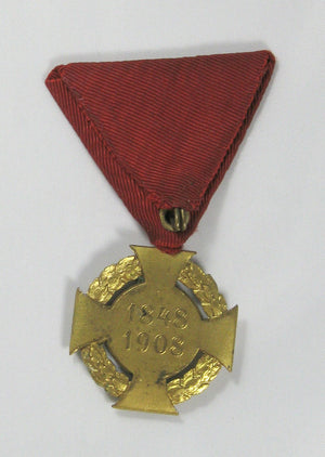 Austria-Hungary Jubilee Cross Medal (1848-1908)