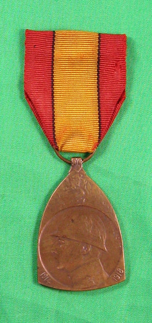 Belgique Médaille Commemorative de la campagne de 1914-1918