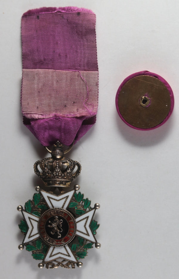 Belgium Medal Knight Order Of Leopold I L Union Fait La Force belgium-medal-knight-order-of-leopold-i-l-union-fait-la-force