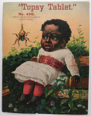 Black Americana, illustration baby and spider on cover c.1890