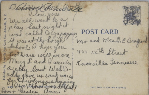  Black Americana postcard ‘Kiss me, Honey I’se Starvin!’ 1940s