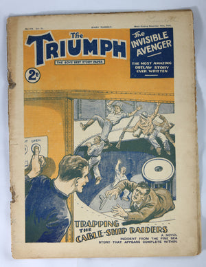 British Boys story paper and comic 'The Triumph' #478 December 16,1933