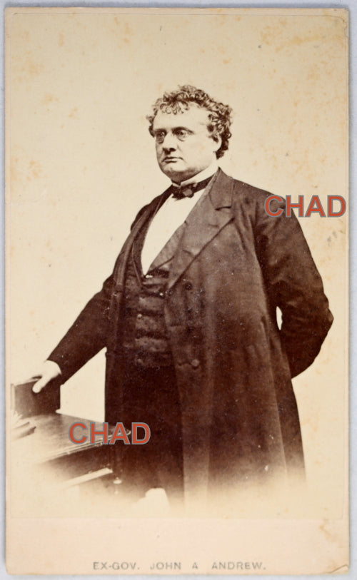 CDV photo of Ex-Governor Andrew of Massachusetts @1866