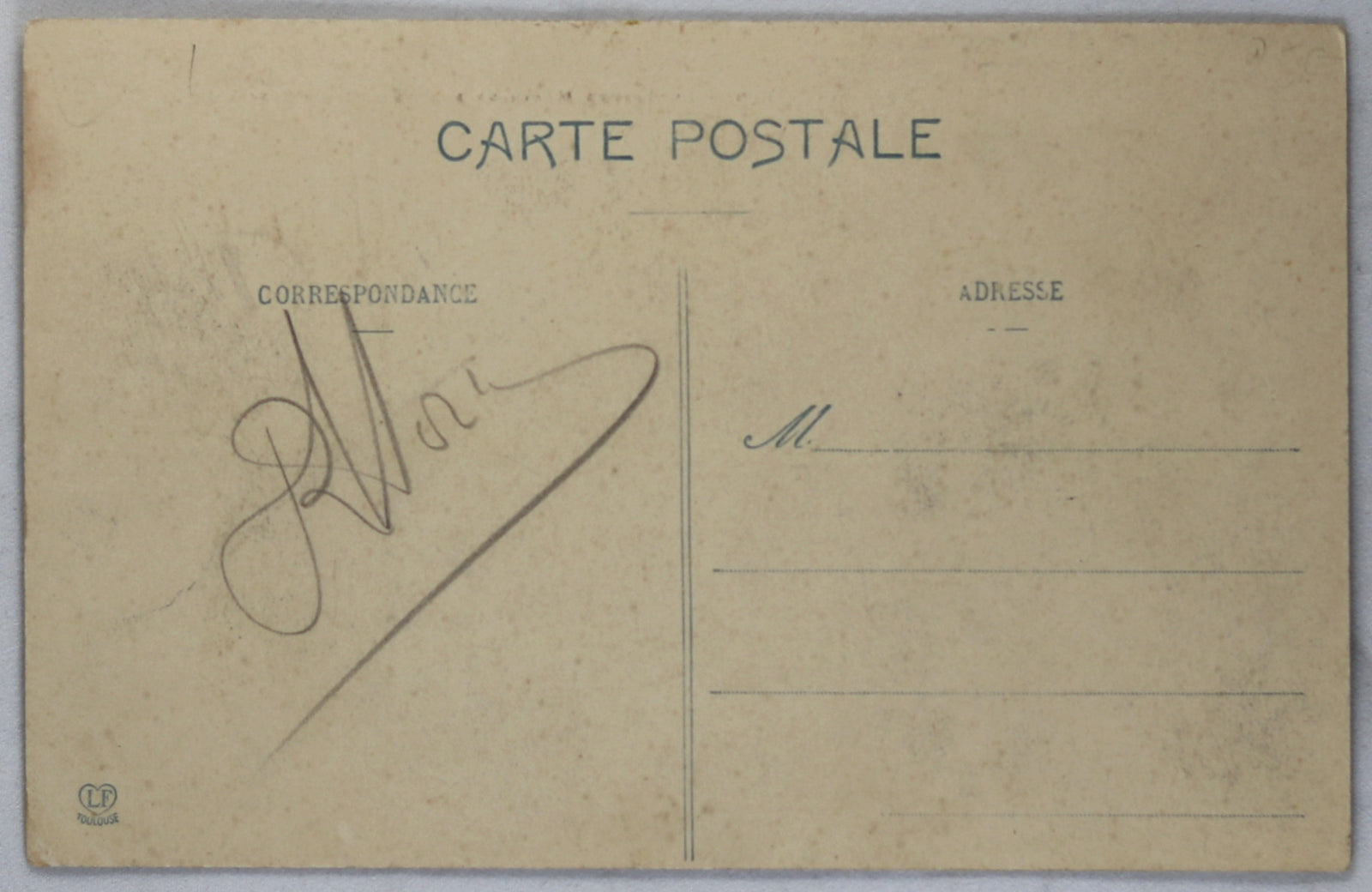 CPA photo avec autographe de l’aviateur Morin devant son Blériot @1911