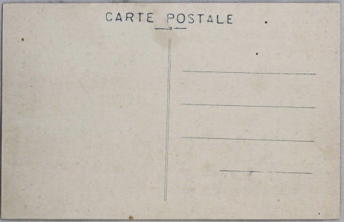 CPA photo aviateur Brindejonc avec son avion Blériot-Gnôme