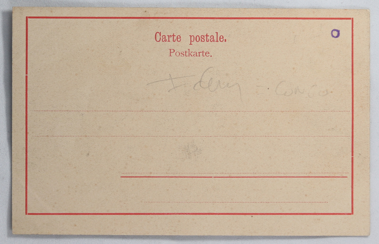 CPA photo ouvriers des plantations – Congo Français @1900