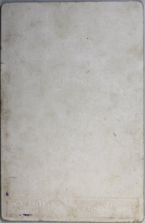 Cabinet Card photo of American big game hunter and his guide @1890