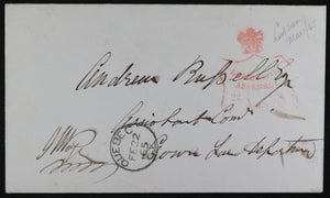 Canada 1865 envelope with ‘Legislative Assembly’ (Quebec) postmark