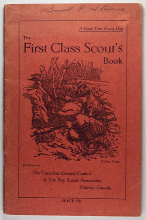 Canada 1939 pamphlet ‘The First Class Scout’s Book’