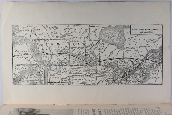 Canada Grand Trunk Pacific Railway French emigration pamphlet c. 1910
