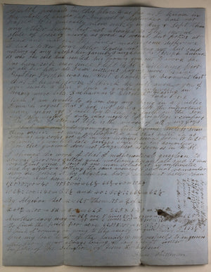 Canada West letter farmer to brother in Union Army (Ohio) c.1862_63
