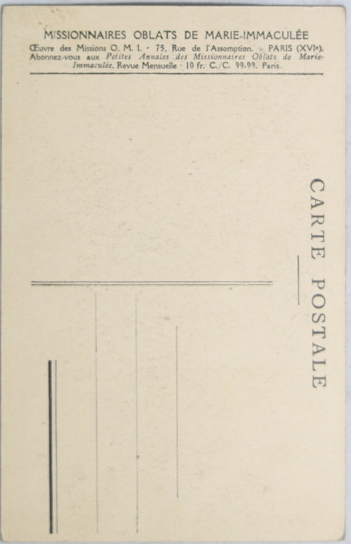 Canada Arctic Missionary postcard:  Crowfoot, Chief of the Blackfeet