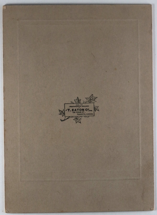 Canada early 1900s photo, well dressed lady (T.Eaton Gallery Toronto)