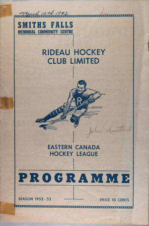 Canada hockey archive John Muretich 1942-90 (Senior Hockey, Allen Cup)