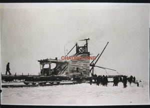 Canada photo Hudson Bay Railway (Manitoba) track laying team c. 1929