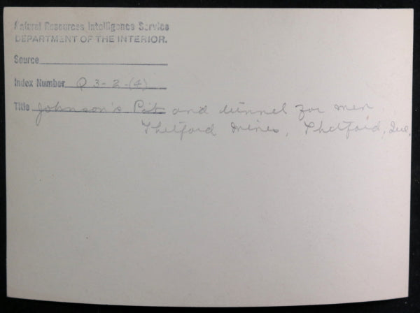 Canada photo of Johnson’s pit, Thetford Mines Quebec c.1930