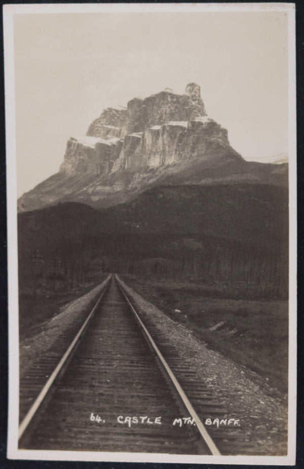 Canada photo postcards along CPR in Western Canada by Byron Harmon