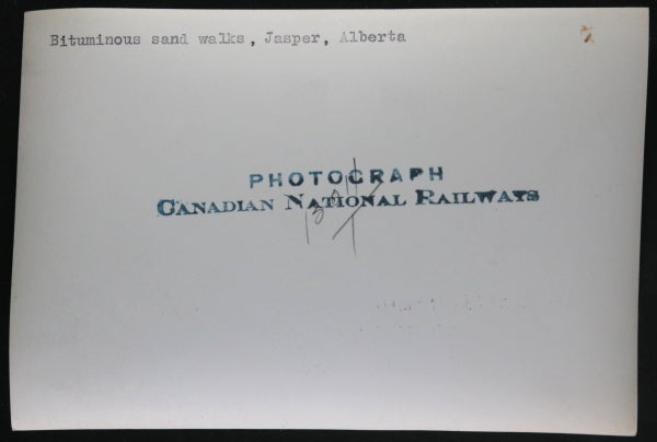 Canada photo processing bituminous sands near Jasper Alberta c. 1928