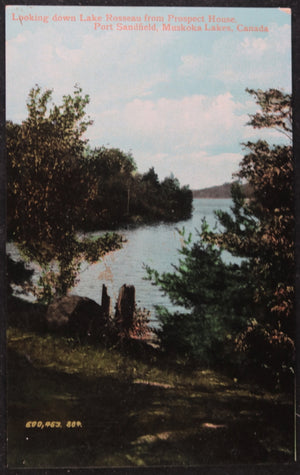 Canada, three postcards Muskoka cottage area of Ontario, early 1900s