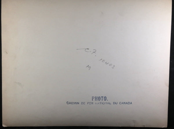 Canada interior photo CNR railway car school Northern Ontario c. 1930
