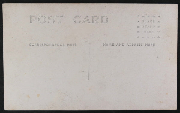 Canada photo postcard trying saddle wild horse Winnipeg Stampede 1913