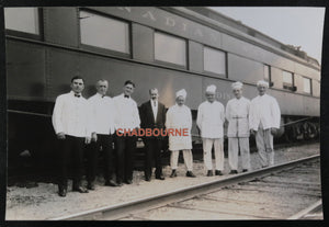 Canada photo staff of CNR railway dining car c. 1930