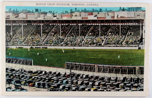 Canada postcard Maple Leaf Stadium Toronto late 1920s