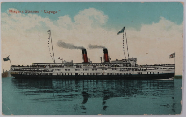 Canada set of two postcards, Niagara Navigation steamships 190715