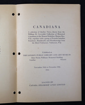 Canadian Steamship Lines - Exhibition Catalog 1944